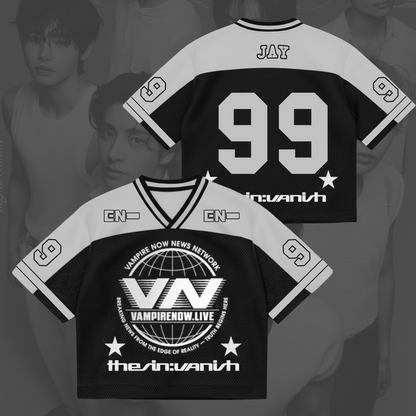 Vampire Now Live Enhypen The Sin Vanish Mixed Mesh Jersey Gift For Fans