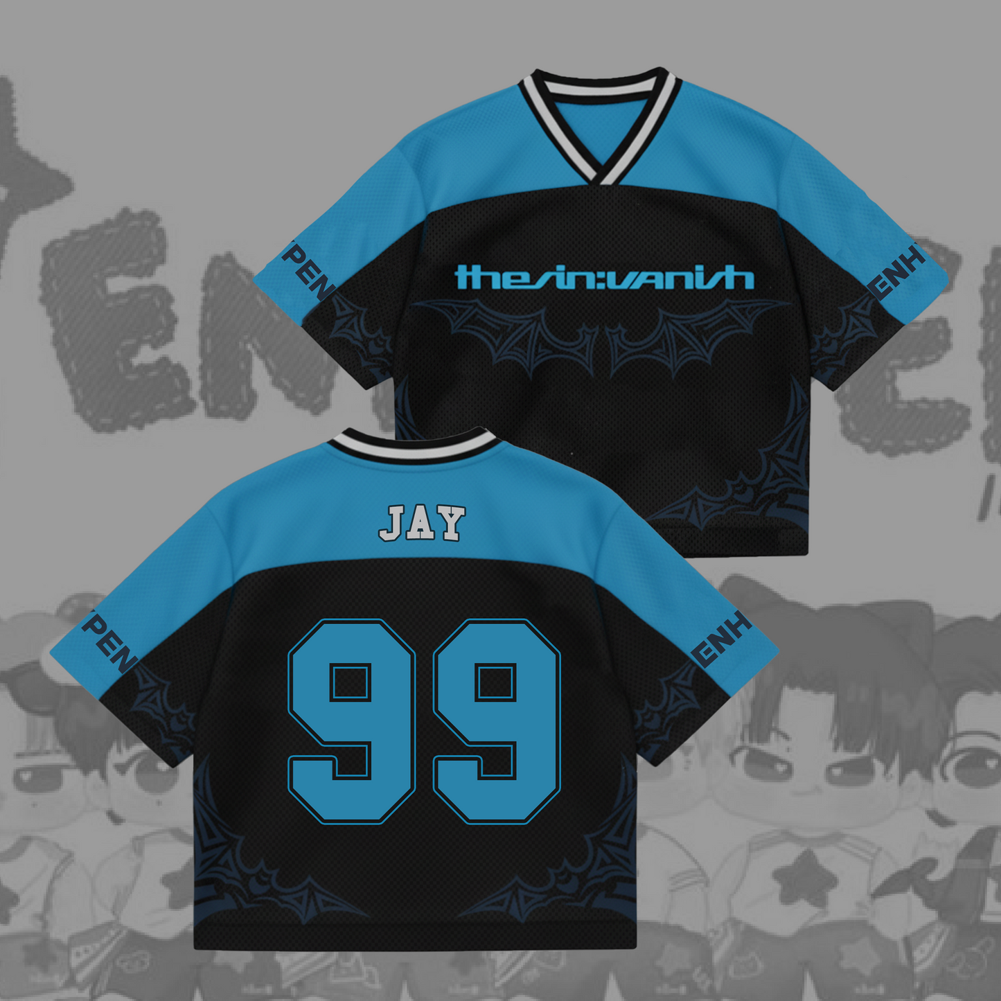 Enhypen The Sin Vanish New Album Mixed Mesh Jersey