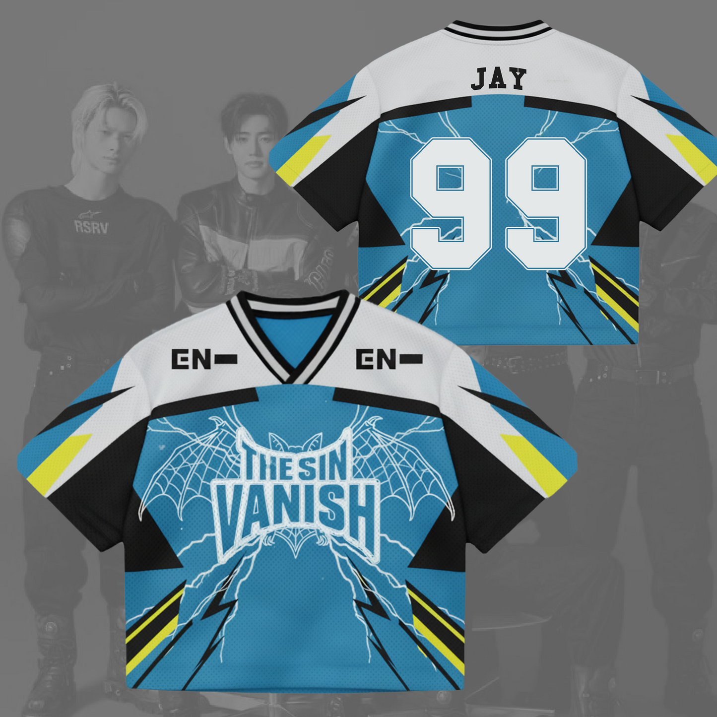 Enhypen Album The Sin Vanish Ver 3 Mixed Mesh Jersey
