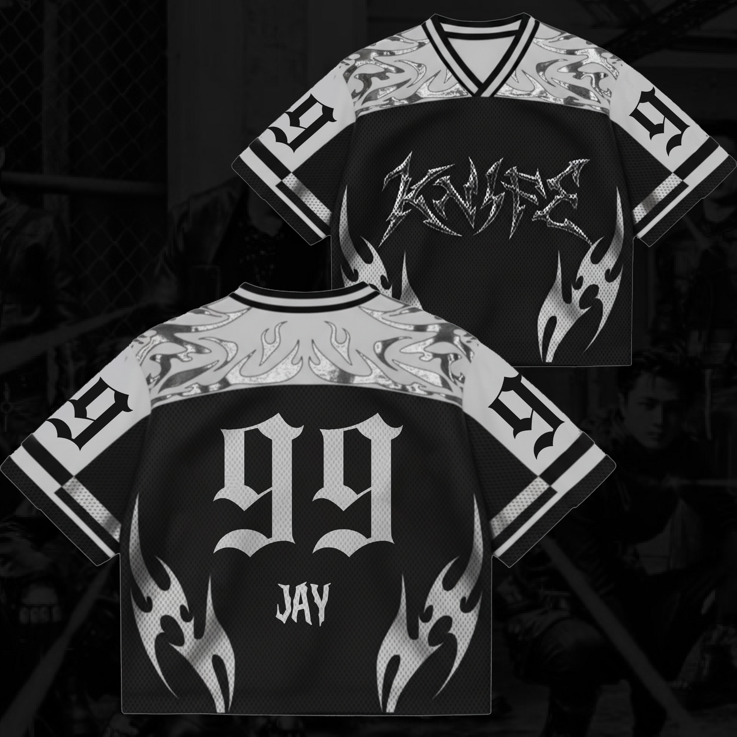 Knife Enhypen THE SIN VANISH Album Mixed Mesh Jersey Gifts