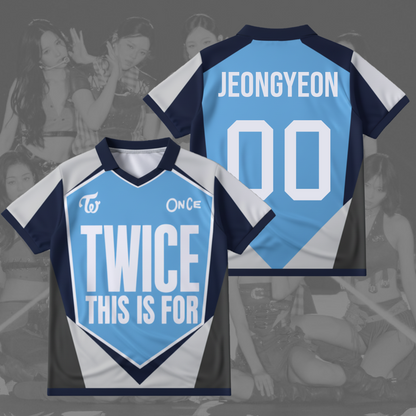 Twice This Is For Tour Ver 2 Winged Neck Baseball Shirt Gift For Fans