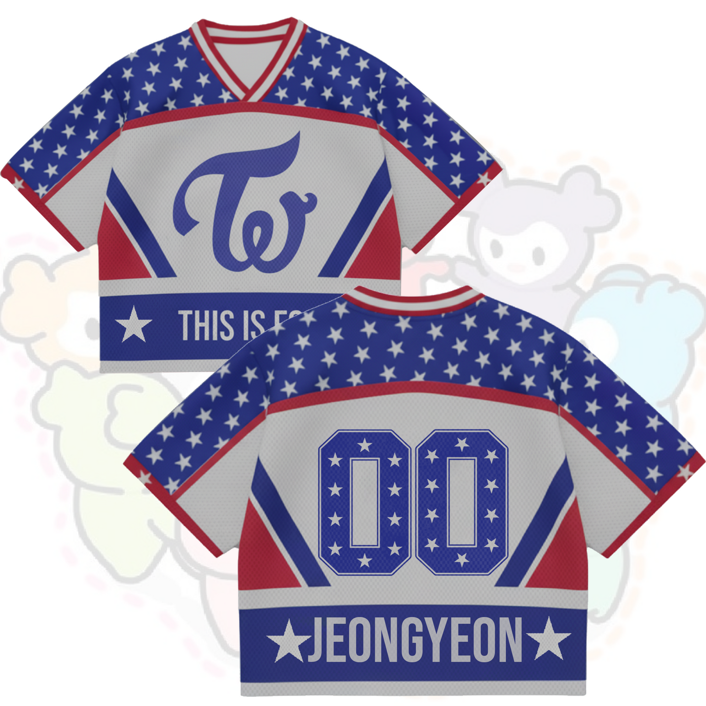 This Is For 2026 North America Tour Twice Mixed Mesh Jersey Gifts