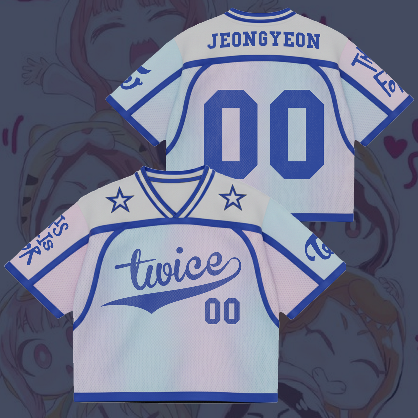 Twice This Is For North America World Tour North America Mixed Mesh Jersey
