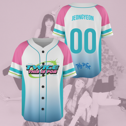 Fresh This Is For TWICE World Tour Baseball Jersey