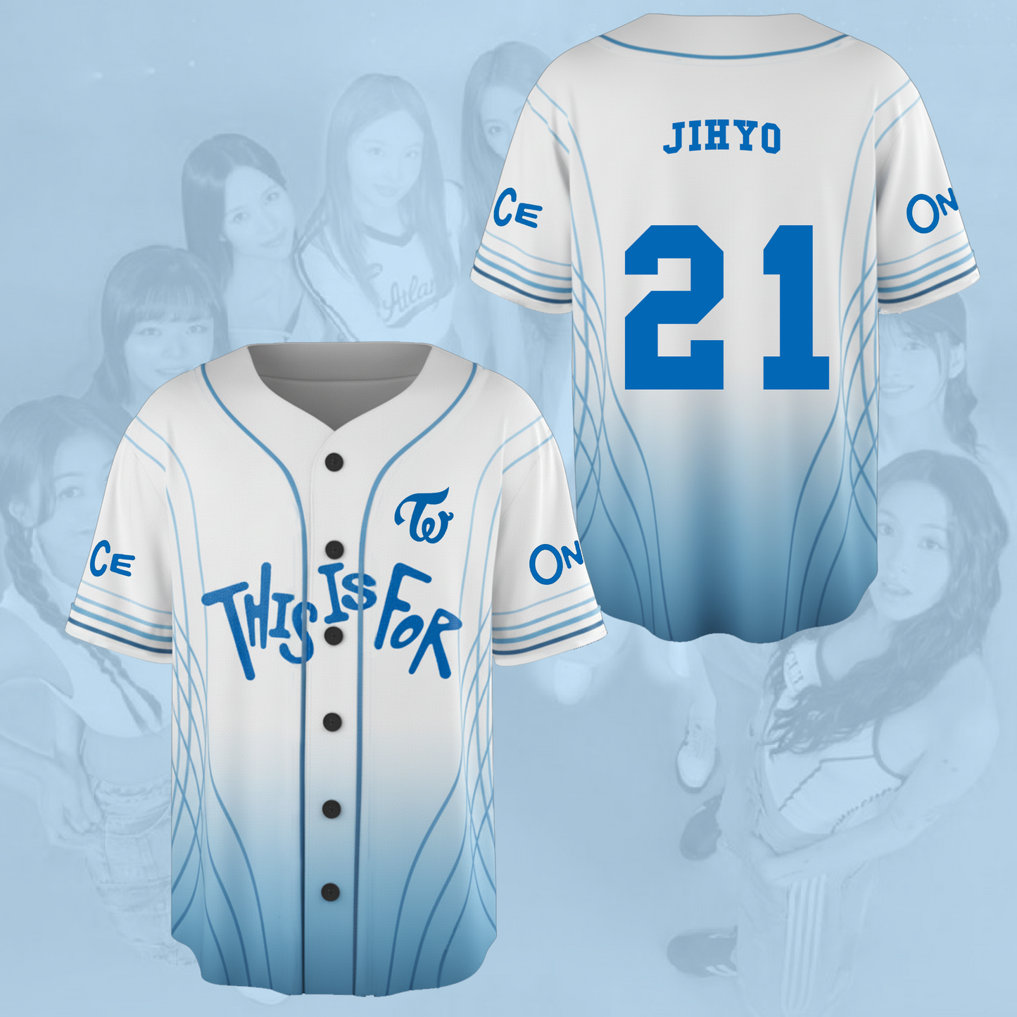 This Is For TWICE 2026 World Tour Baseball Jersey Gift For Fans