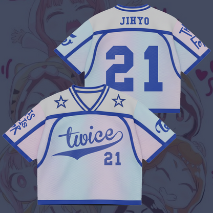 Twice This Is For North America World Tour North America Mixed Mesh Jersey