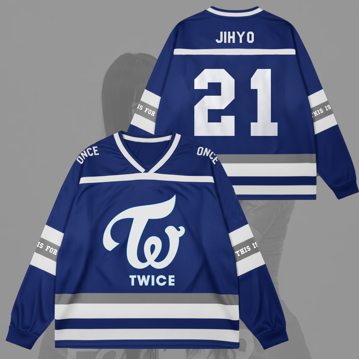 This Is For Tour Mesh Splicing Long Sleeved Gift For Twice Fans