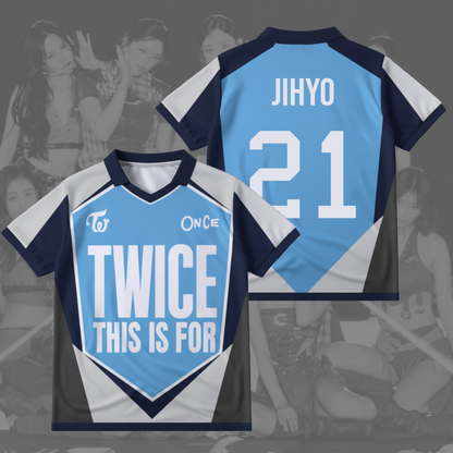 Twice This Is For Tour Ver 2 Winged Neck Baseball Shirt Gift For Fans