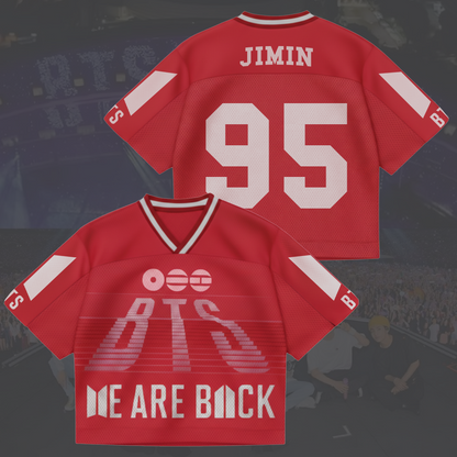 New Abum BTS 2026 Mixed Mesh Jersey Gift For Lovers