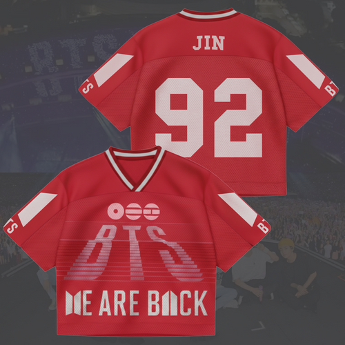 New Abum BTS 2026 Mixed Mesh Jersey Gift For Lovers