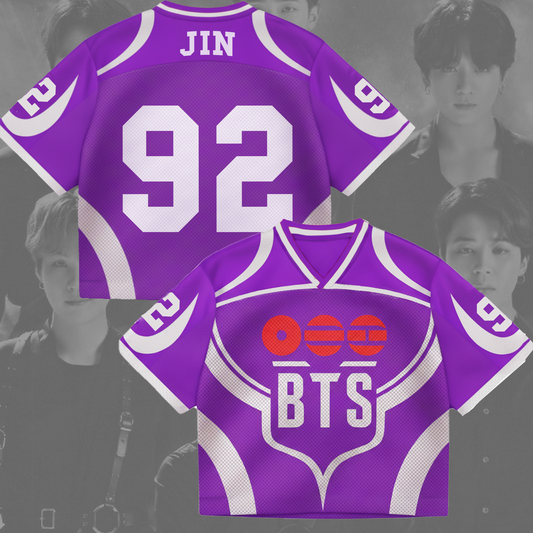 Purple World Tour 2026 BTS Mixed Mesh Jersey Gift For Lovers