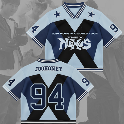 Monsta X World Tour The X Mixed Mesh Jersey Gift For Fans