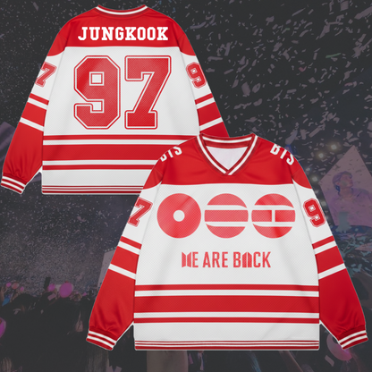 World Tour BTS We Are Back Splicing Long Sleeved Gift For Army