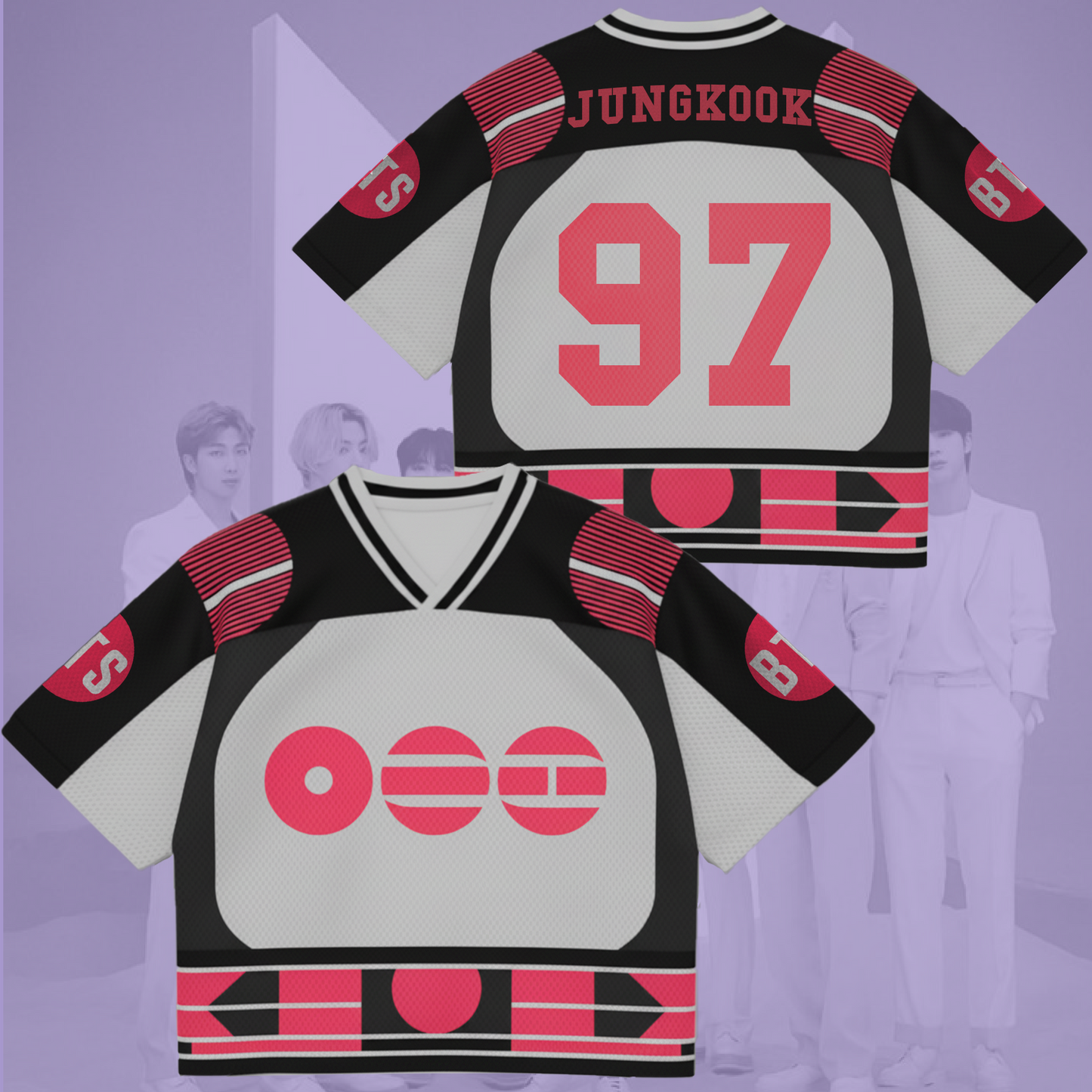 BTS Is Back World Tour Mixed Mesh Jersey Gifts For Fans