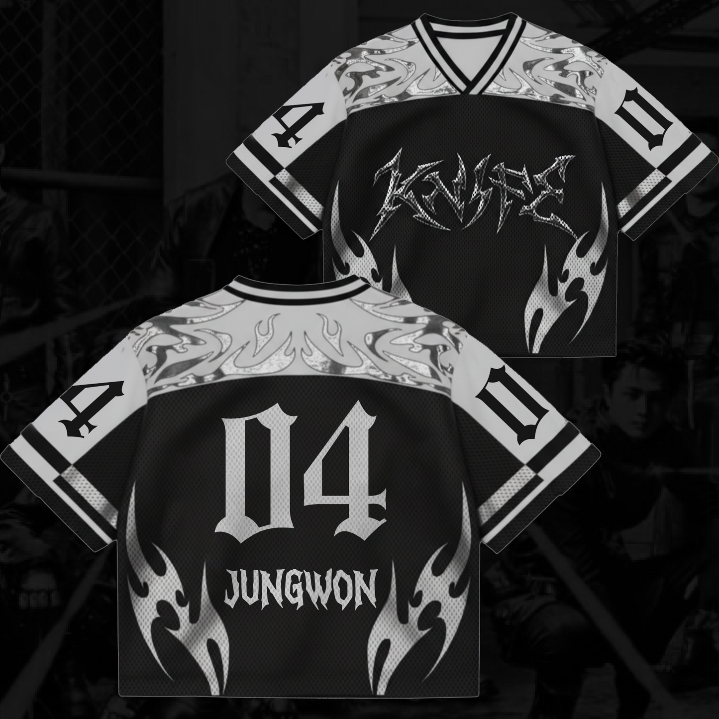 Knife Enhypen THE SIN VANISH Album Mixed Mesh Jersey Gifts