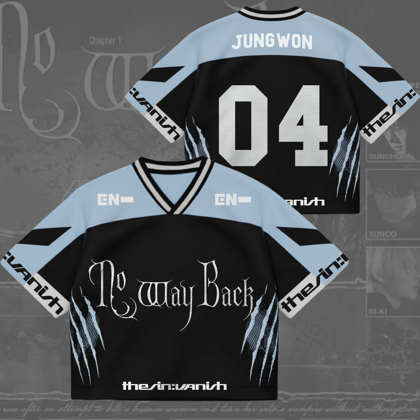 No Way Back Chapter One Enhypen Album Mixed Mesh Jersey