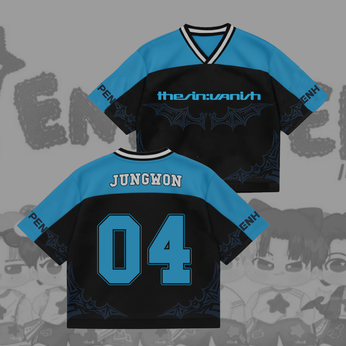 Enhypen The Sin Vanish New Album Mixed Mesh Jersey