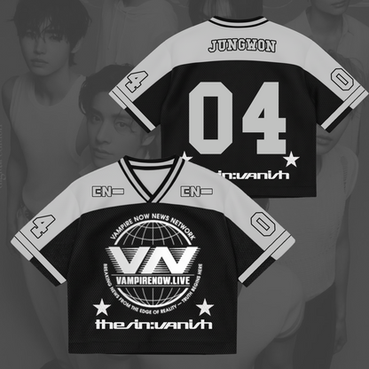Vampire Now Live Enhypen The Sin Vanish Mixed Mesh Jersey Gift For Fans