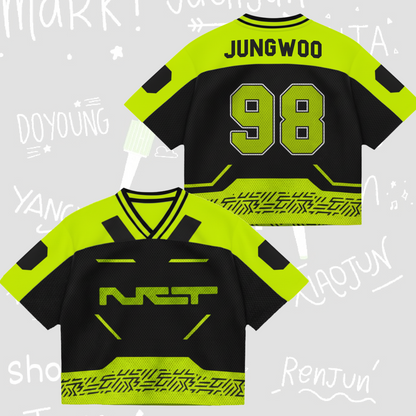 NCT 127 Everything All At Once Neo Mixed Mesh Jersey Gift For Fans