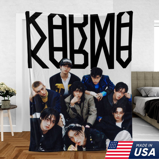 WAVESTEEᵀᴹ STRAY KIDS 4th ALBUM "KARMA" Blanket