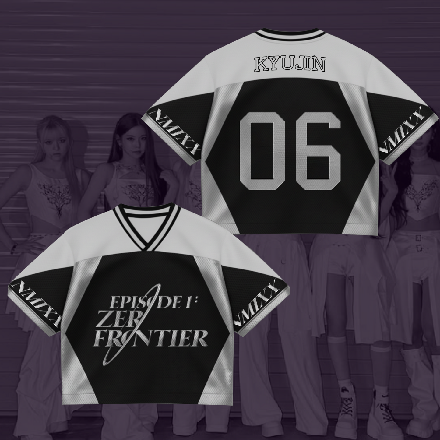 Nmixx World Tour Zero Frontier Mesh Jersey Gift For Fans