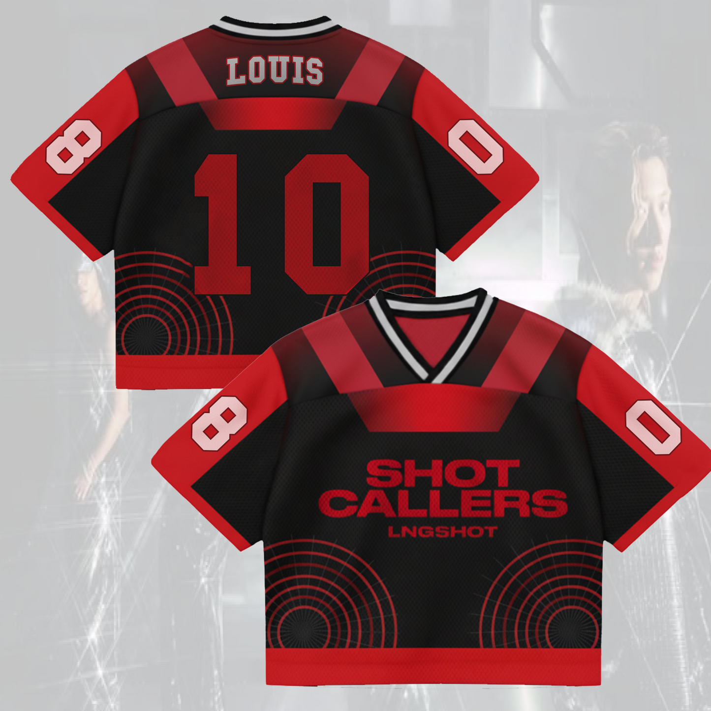LNGSHOT Shot Caller New Album Debut Mixed Mesh Jersey
