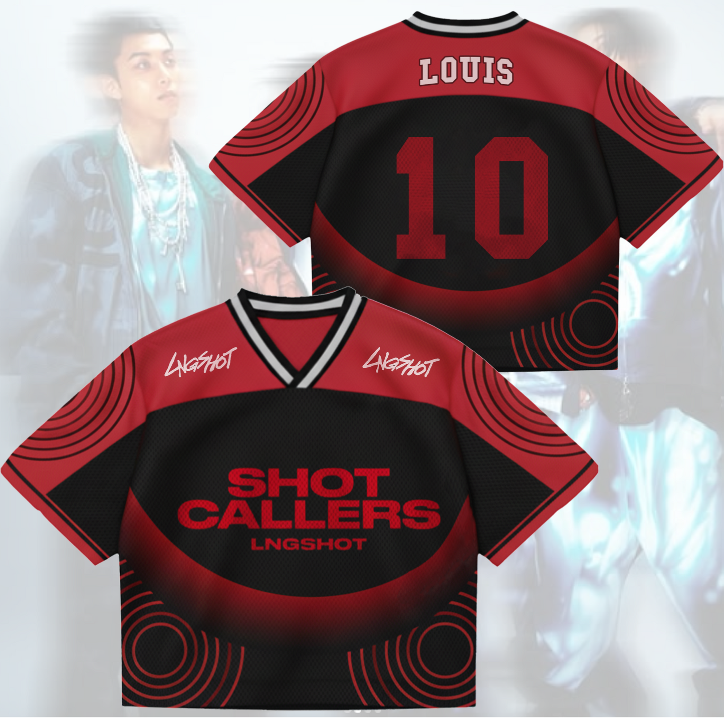 First 2026Album Debut LNGSHOT Mixed Mesh Jersey Gift For Lovers