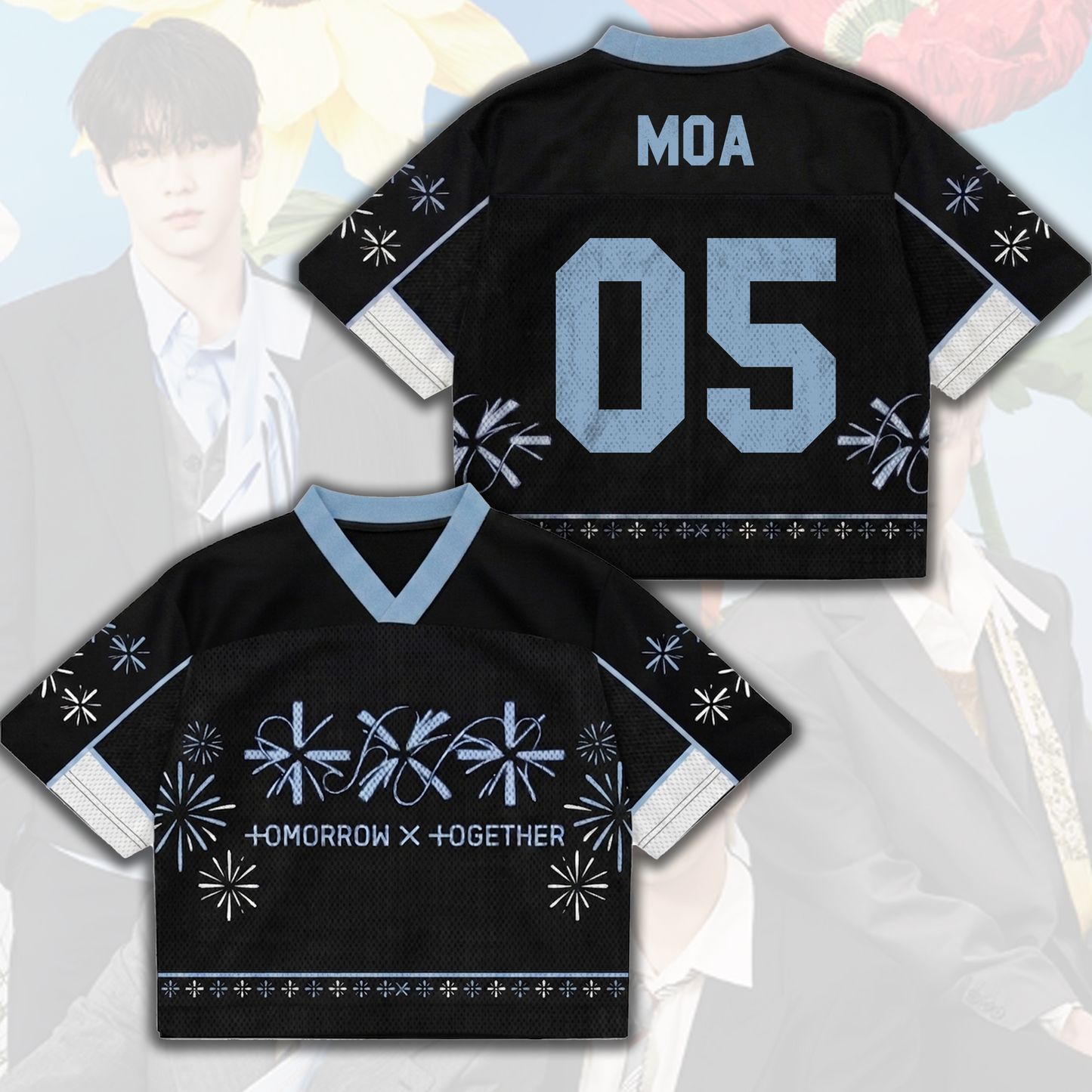 Setsuna Hanabi Tomorrow X Together Mixed Mesh Jersey Gift For Fans