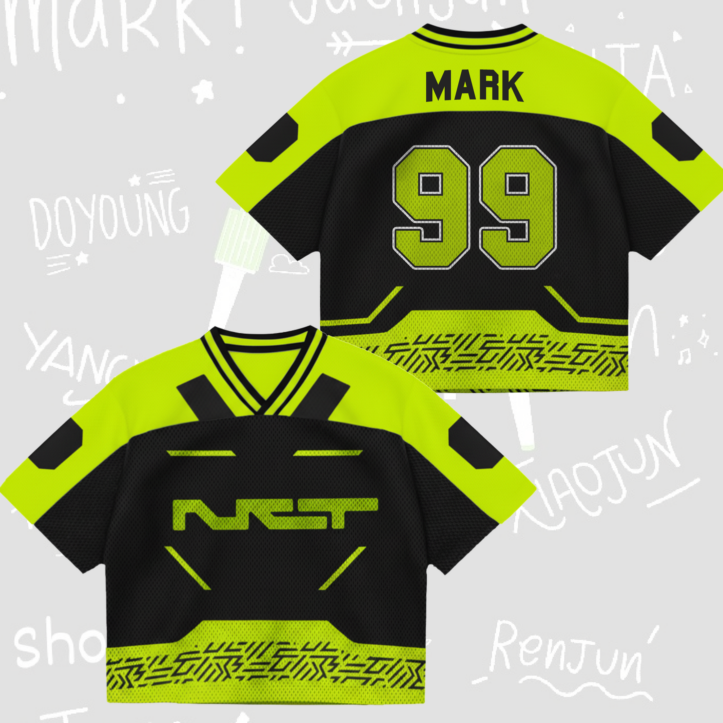 NCT 127 Everything All At Once Neo Mixed Mesh Jersey Gift For Fans