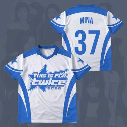 This Is For 2026 Tour Twice  Once Forever Winged Neck Baseball Shirt Gift For Lovers