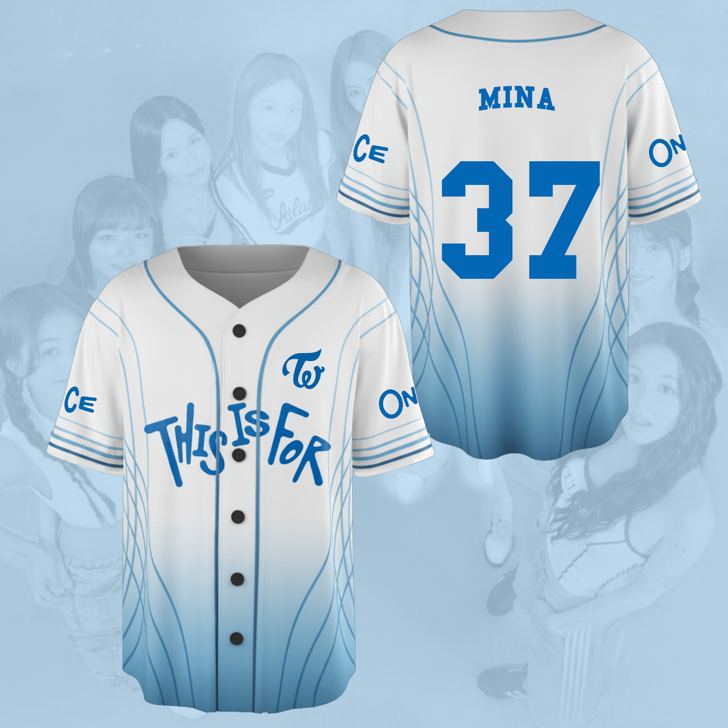 This Is For TWICE 2026 World Tour Baseball Jersey Gift For Fans