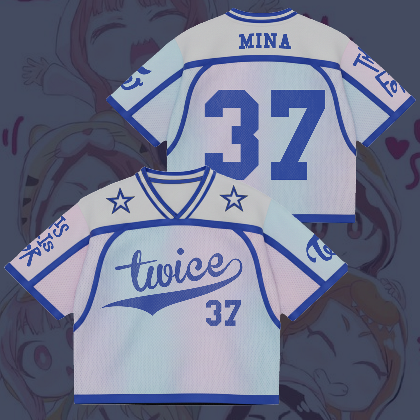 Twice This Is For North America World Tour North America Mixed Mesh Jersey