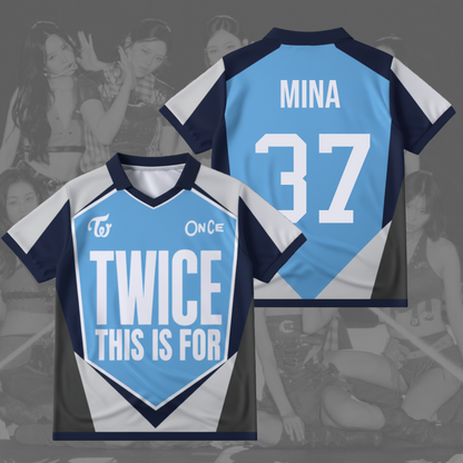 Twice This Is For Tour Ver 2 Winged Neck Baseball Shirt Gift For Fans