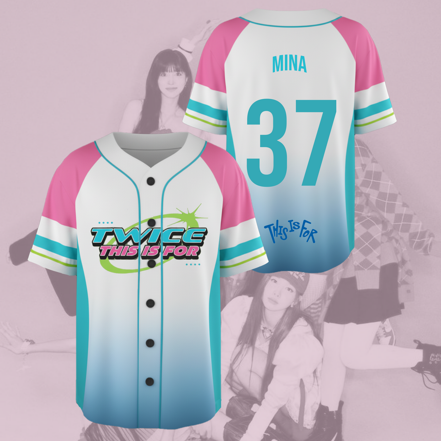 Fresh This Is For TWICE World Tour Baseball Jersey