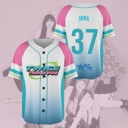 Fresh This Is For TWICE World Tour Baseball Jersey