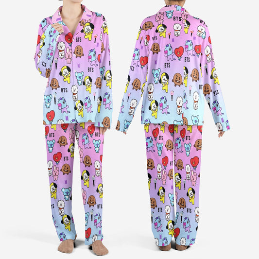 WAVESTEEᵀᴹ Kawaii BT21 Pajama Set