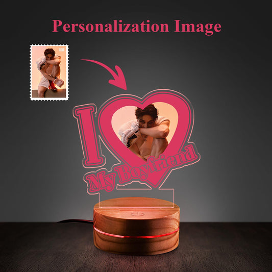 WAVESTEEᵀᴹ Personalization Image Acrylic LED Lamp 16 RGB Colors