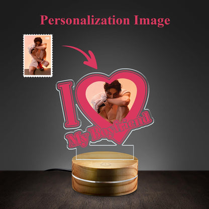 WAVESTEEᵀᴹ Personalization Image Acrylic LED Lamp 16 RGB Colors