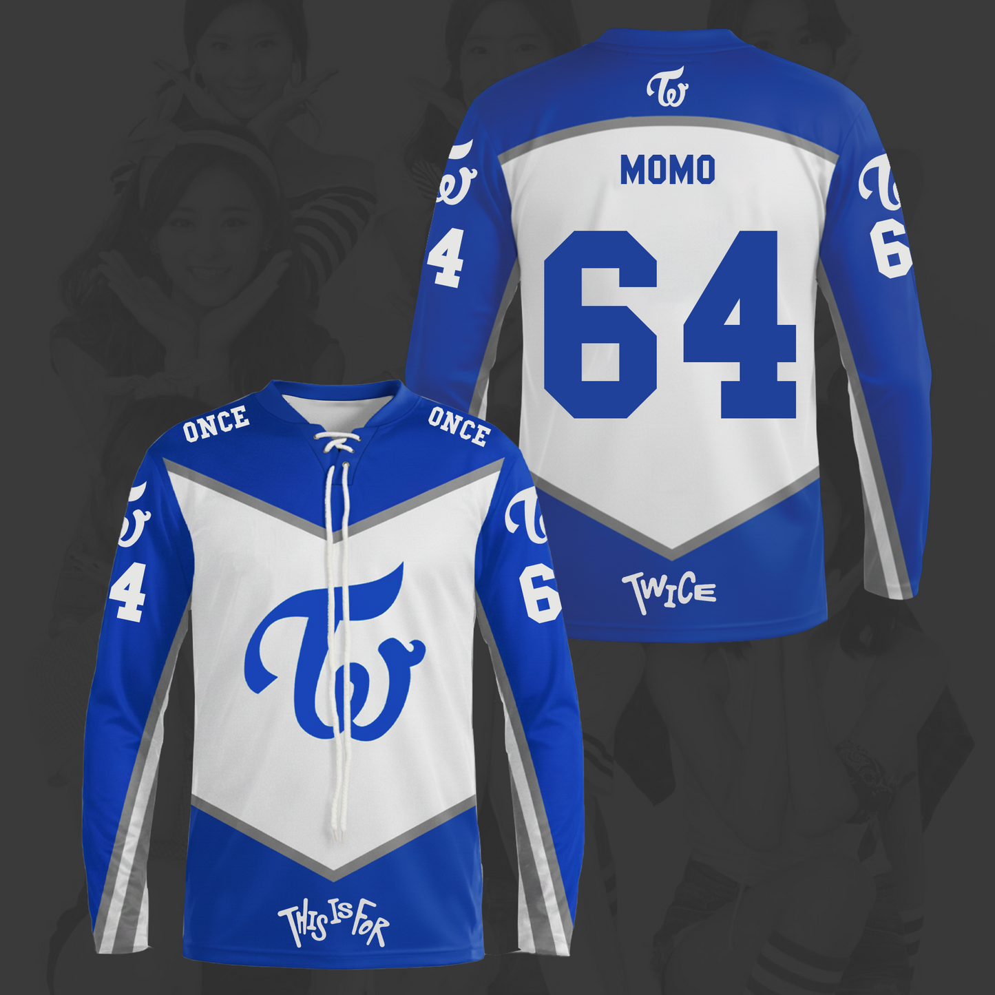 This Is For World Tour Twice Lace Neck Hockey Jersey Gifts For Once