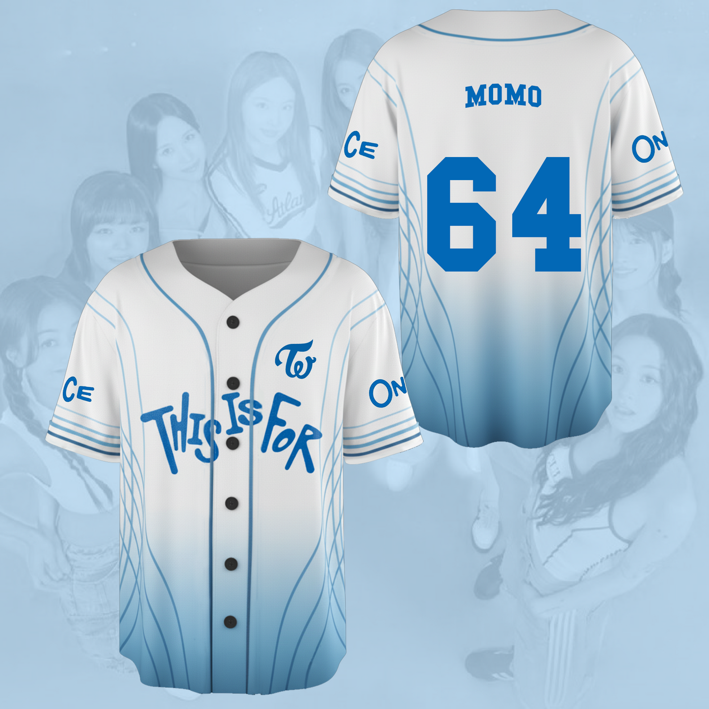 This Is For TWICE 2026 World Tour Baseball Jersey Gift For Fans