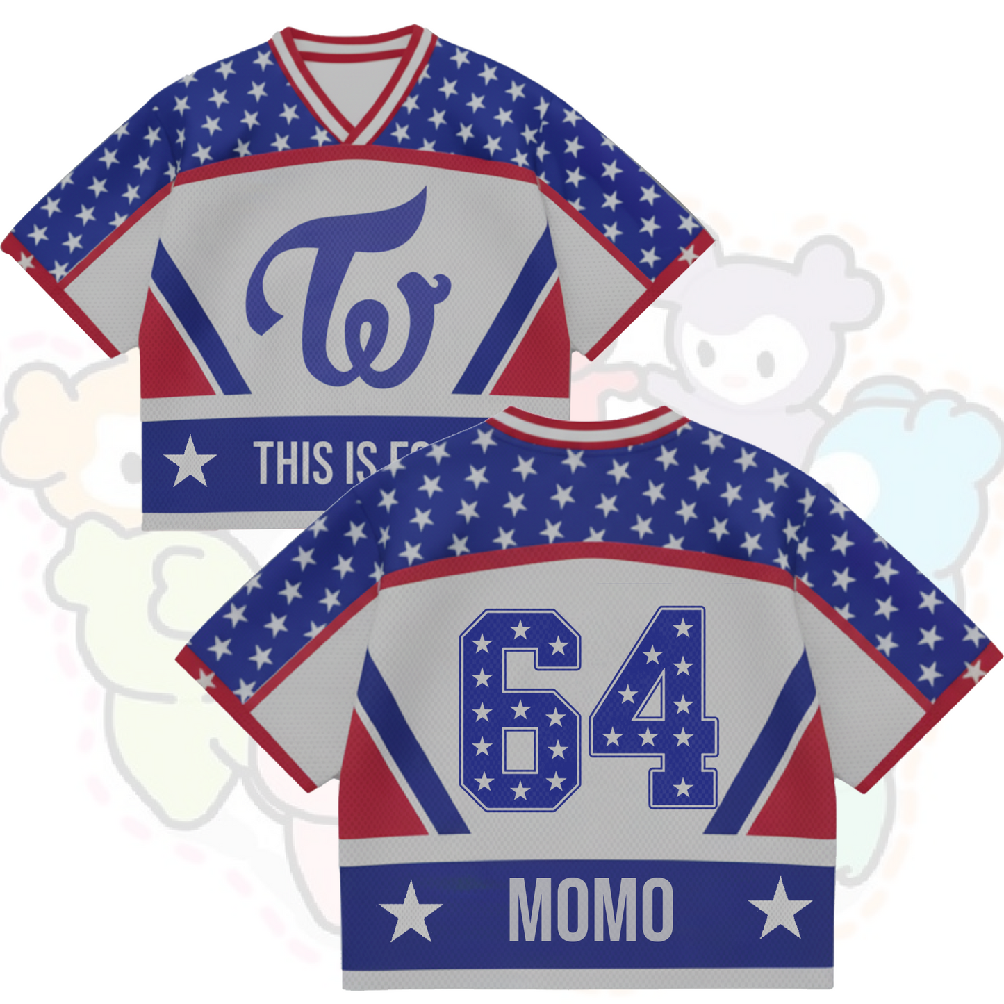 This Is For 2026 North America Tour Twice Mixed Mesh Jersey Gifts