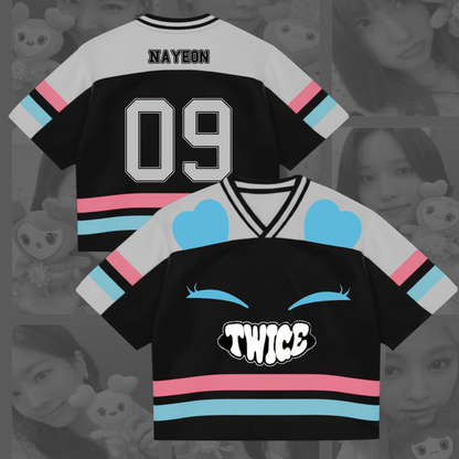 Kawai Lovely Twice This Is For Tour Cosplay Mix Mesh Jersey Gift For Fans