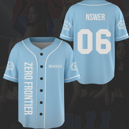 NMIXX World Tour  Zero Frontier Baseball Jersey