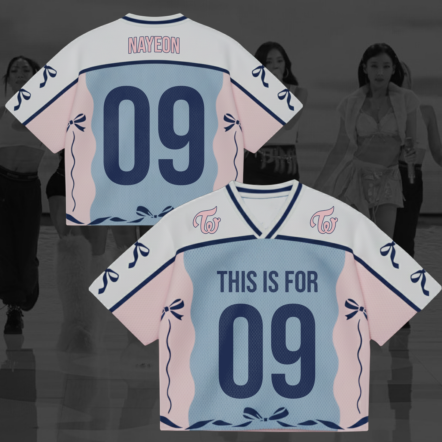 Twice Bow World Tour North America Mixed Mesh Jersey