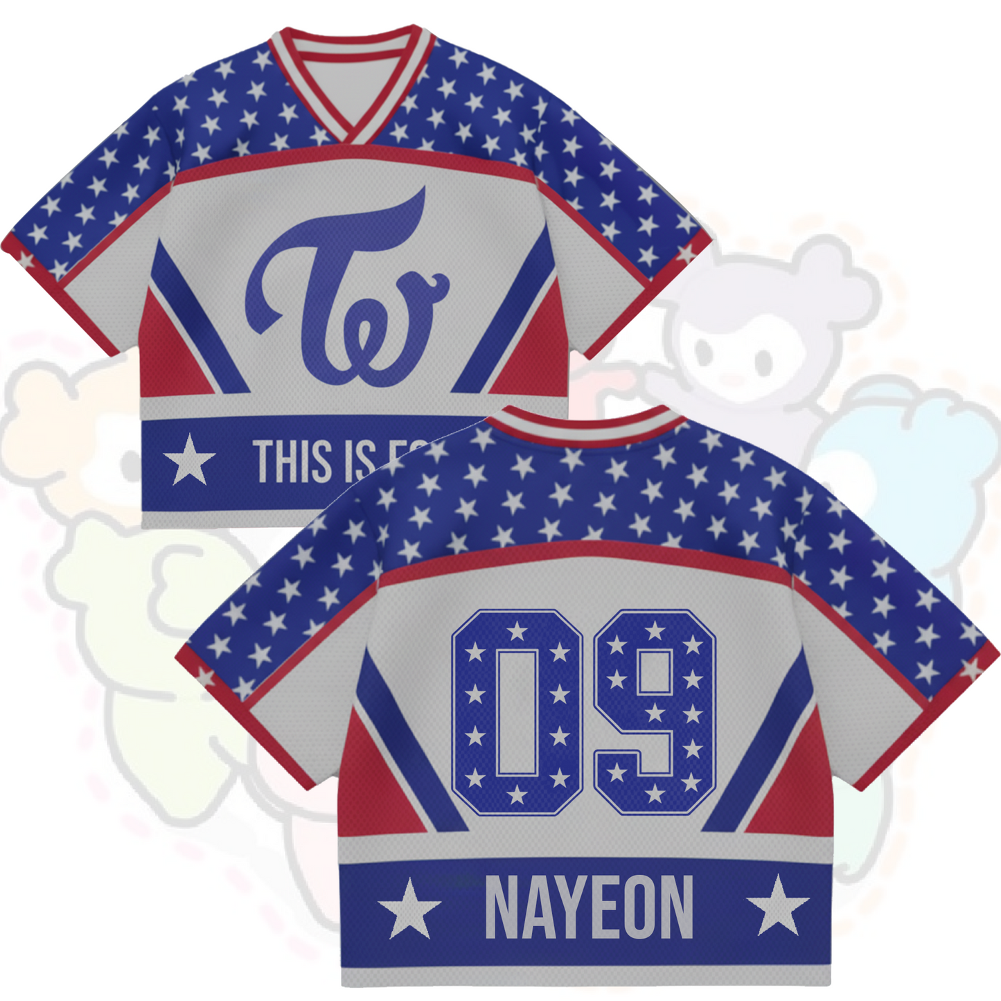 This Is For 2026 North America Tour Twice Mixed Mesh Jersey Gifts