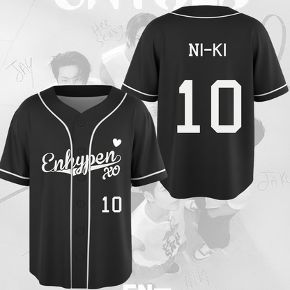 Enhypen XO Baseball Jersey Gift For Fans