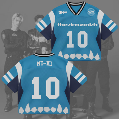 Enhypen Album The Sin Vanish Vampire Teeth Dark Ver Mixed Mesh Jersey