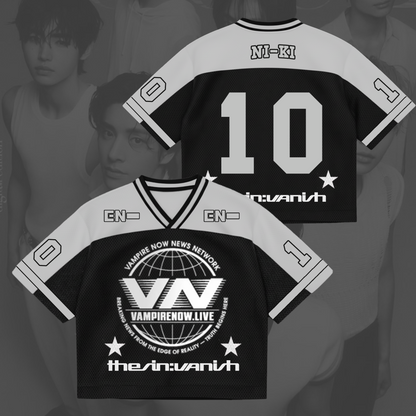 Vampire Now Live Enhypen The Sin Vanish Mixed Mesh Jersey Gift For Fans