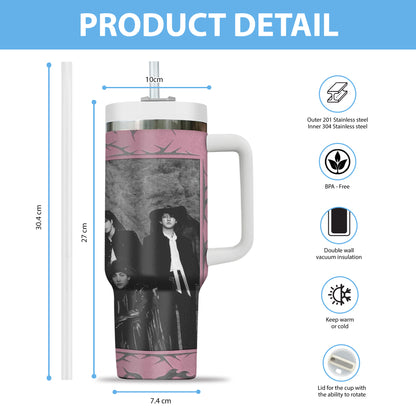 Stray Kids DO IT Tumbler 40oz, SKZ It Tape Do It, Stray Kids Kpop Tumbler