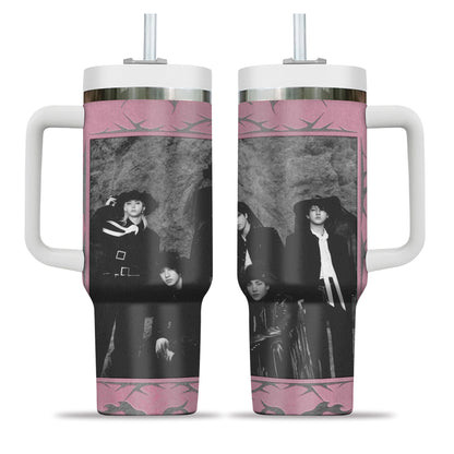 Stray Kids DO IT Tumbler 40oz, SKZ It Tape Do It, Stray Kids Kpop Tumbler